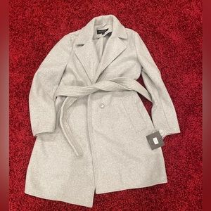 Marc New York Grey Pea Coat - Women’s Large
